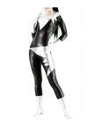 Black with Sliver Alpha Flight Aurora Superhero Costume
